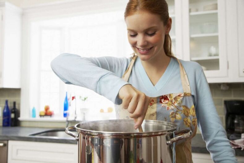 Kochen bei Gastritis